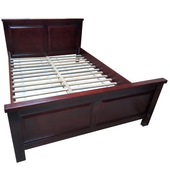 Pat lemn masiv Marius 160x200 cm, mahon, Ramely Pat lemn masiv Marius 160x200 cm, mahon, Ramely