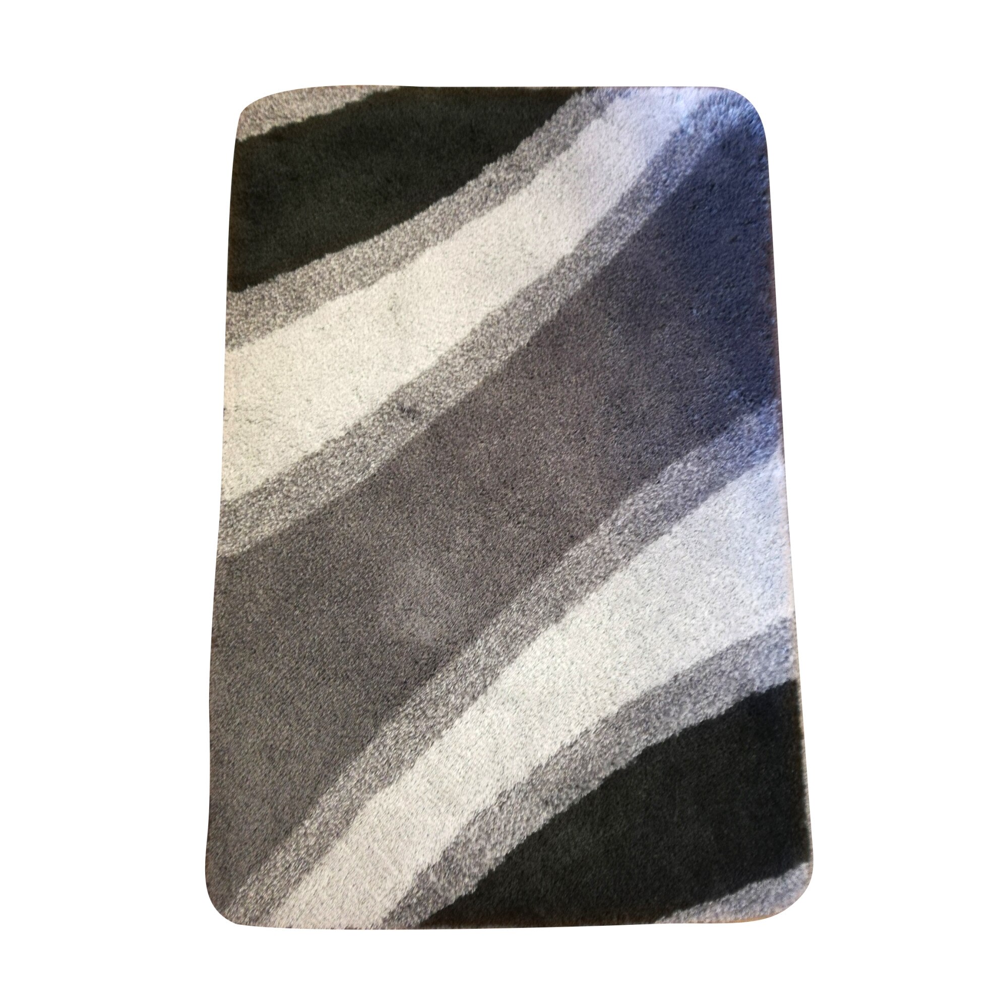 Covor baie Kleine Wolke Marlin nuante de gri 60x 90cm
