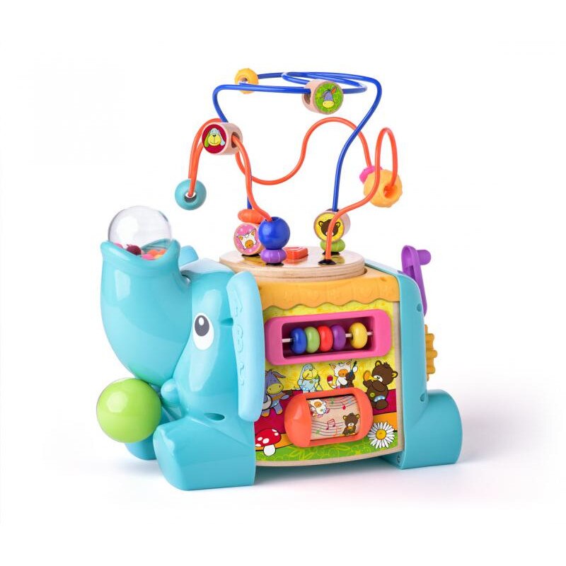 Joc de indemanare Woodyland cu labirint in forma de elefant