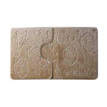 Set 2 covorase de baie Marine, culoare Maro, dimensiune 50x80 cm + 50x40 cm Set 2 covorase de baie Marine, culoare Maro, dimensiune 50x80 cm + 50x40 cm