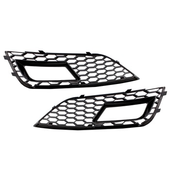Grile Proiector compatibil cu AUDI A4 B8 facelift (2012-2015) Negru RS4 Design Grile Proiector compatibil cu AUDI A4 B8 facelift (2012-2015) Negru RS4 Design