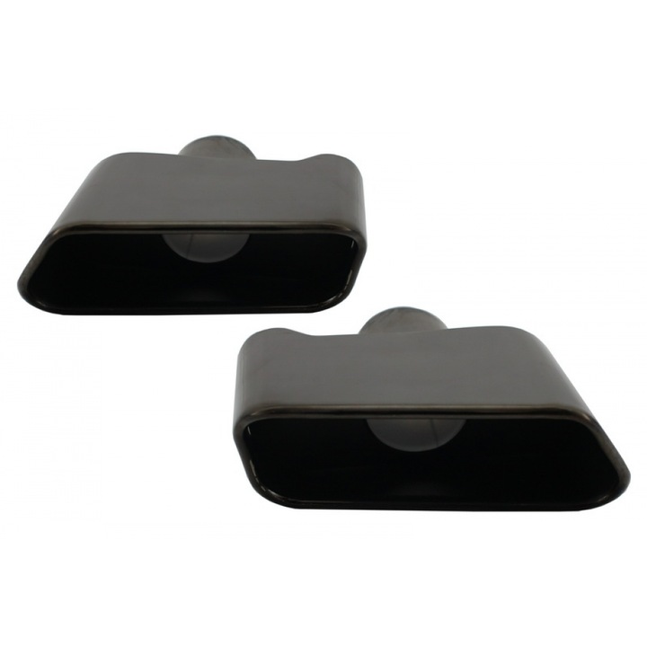 Tobe Ornamente compatibil cu sistemul de evacuare BMW seria 5 F10 F11 2011-2017 Sport Performance 550i Design Editie Negru