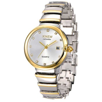 Ceas XINEW Dama Quartz Casual Elegant Argintiu/alb, PN999869SAB, curea din metal (zale), afisaj Analog Ceas XINEW Dama Quartz Casual Elegant Argintiu/alb, PN999869SAB, curea din metal (zale), afisaj Analog