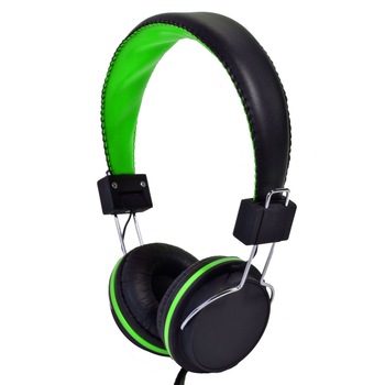 Casti audio, Zola®, negre - verzi, reglabile Casti audio, Zola®, negre - verzi, reglabile