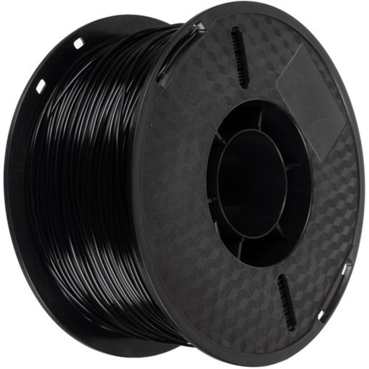 Filament PLA, Malatec, Reumplere 1 kg 1.75 mm, Negru
