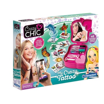 Set Tatuaje Temporare Clementoni Crazy Chic 78252 Set Tatuaje Temporare Clementoni Crazy Chic 78252