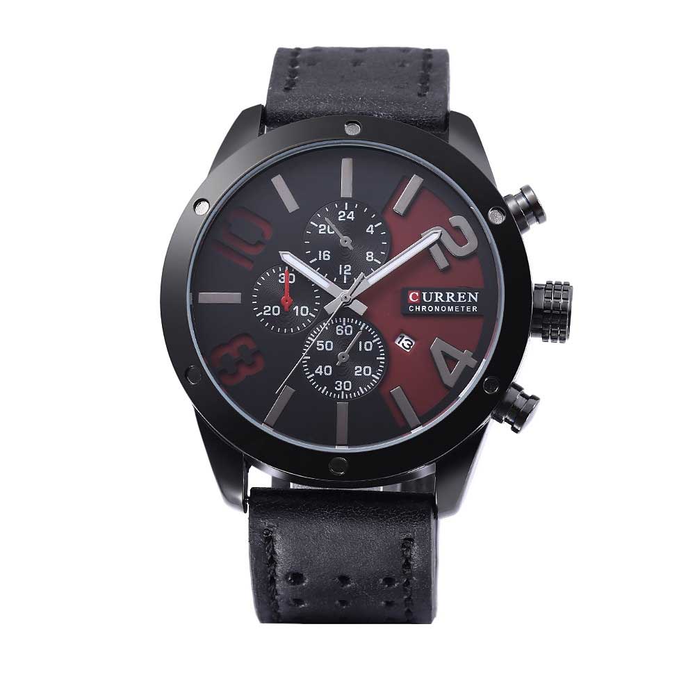 Ceas Quartz Curren Cadence Rosu 9951436