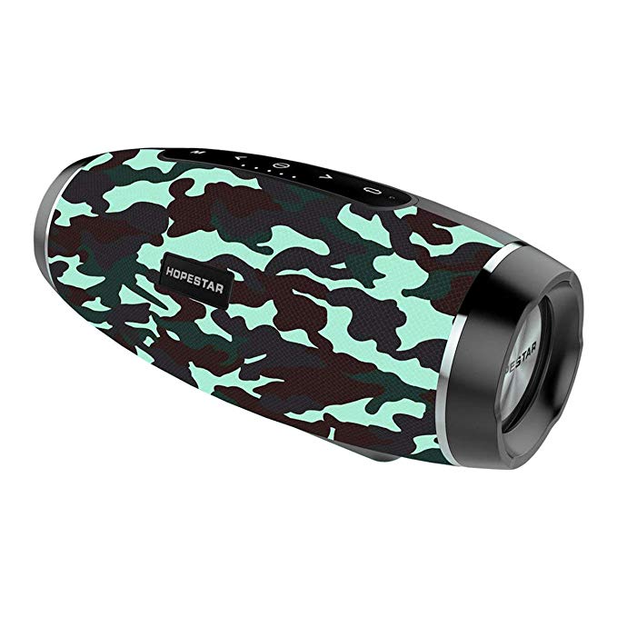 Boxa portabila Bluetooth Hopestar H27, functia Power bank, USB/micro, SD CARD, AUX, radio FM, Camuflaj
