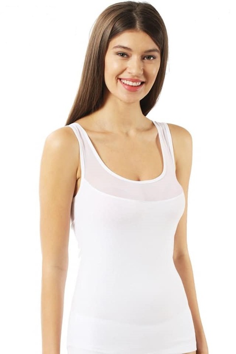 Maiou dama,Ozkan, Bumbac, Alb