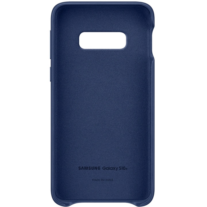 Samsung Leather protective case за Galaxy S10e G970, Navy