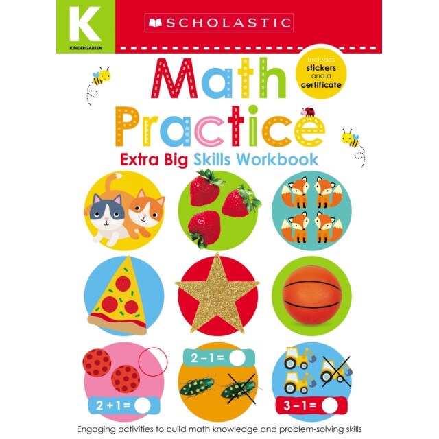 Math Practice: Extra Big Skills Workbook de Scholastic Early Learners