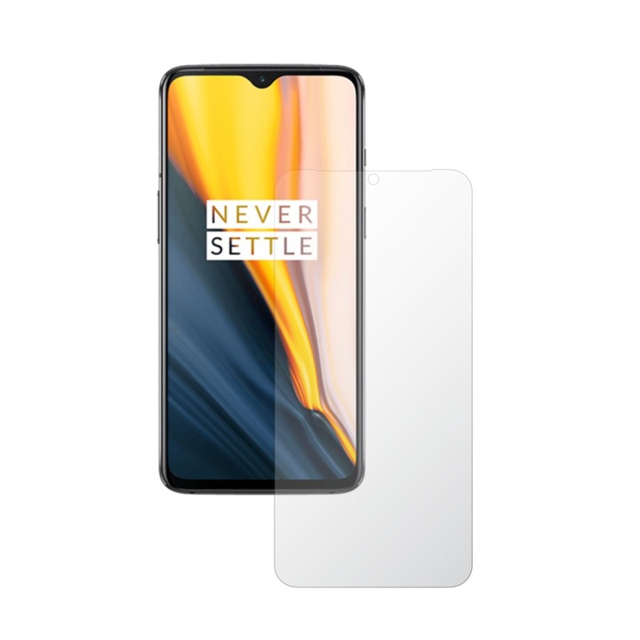 2X Invisible Skinz HD képernyővédő fólia készlet OnePlus 7-hez – Ultra-átlátszó szilikonfólia teljes lefedéssel, széltől szélig teljes kijelzőborítás, tapadó és nagyon rugalmas