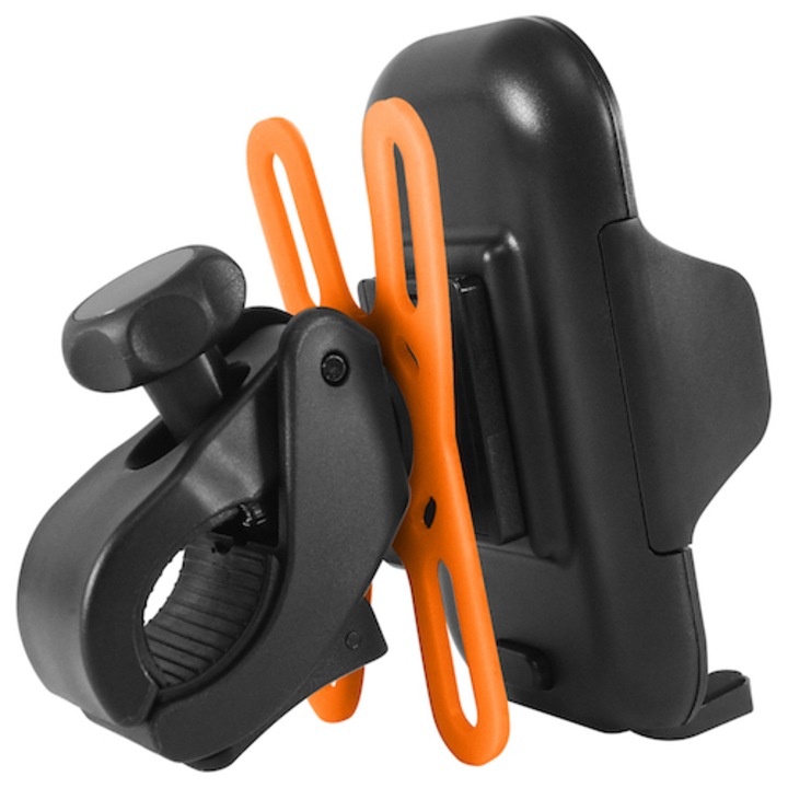 Macally Bike Holder - универсална поставка за колело за iPhone и мобилни телефони (черна)