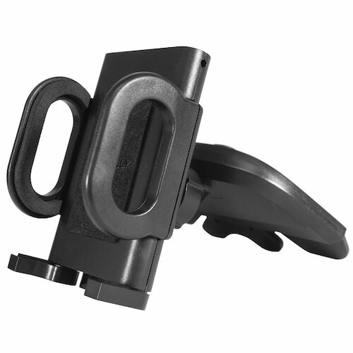 Suport CD auto pentru smartphone-uri, Macally Car CD Slot Mount, (negru)