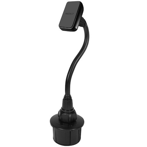 Suport auto pentru telefoane mobile, Magnet Macally mCup, negru