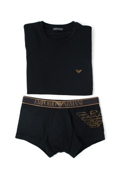 emporio armani underwear set de tricou si boxeri negruauriu imagen 2_2_
0