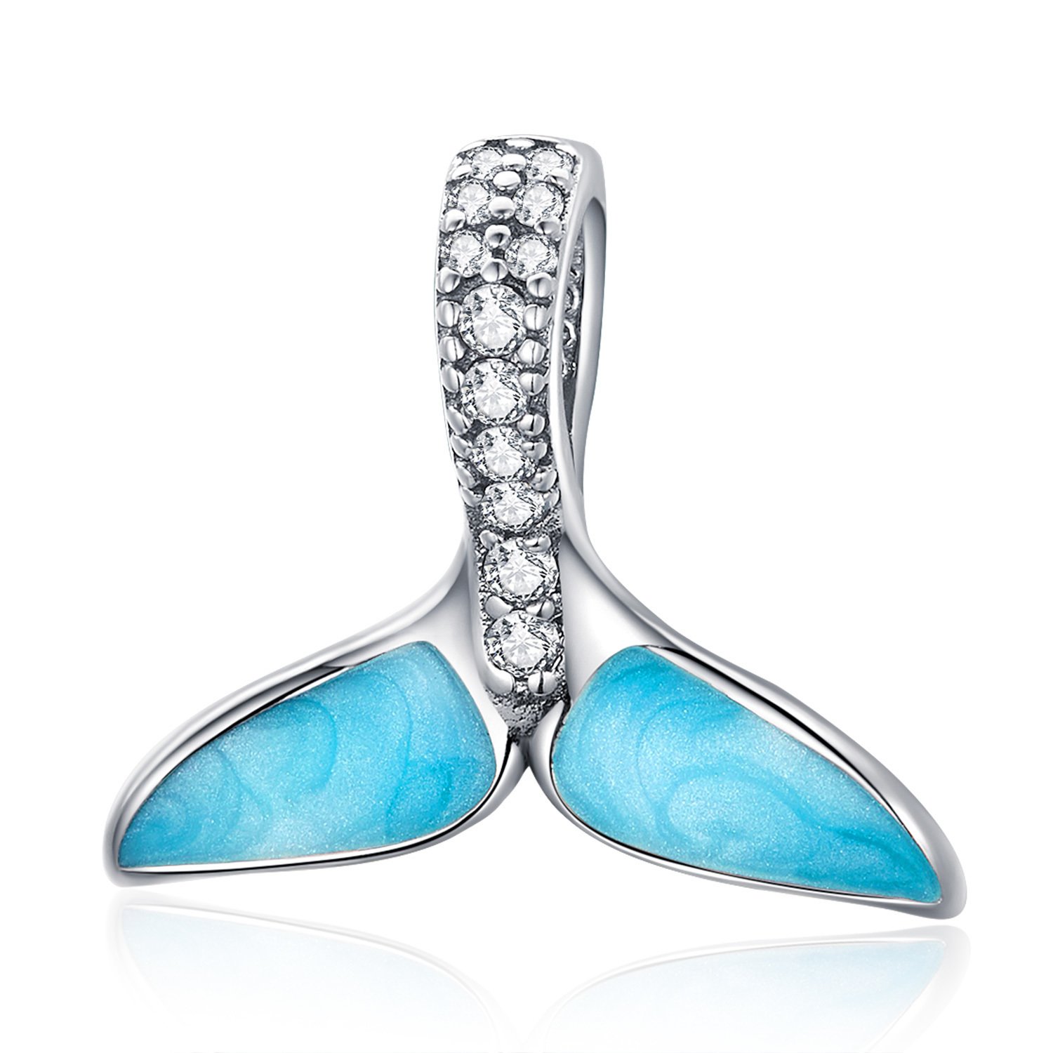 Talisman din argint Blue Mermaids tail