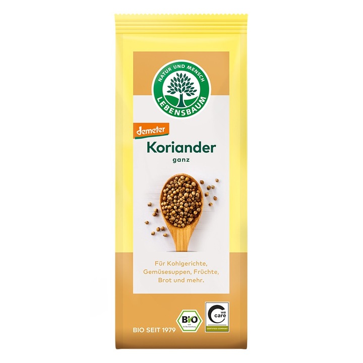 Coriandru seminte Demeter bio, 30g, Lebensbaum