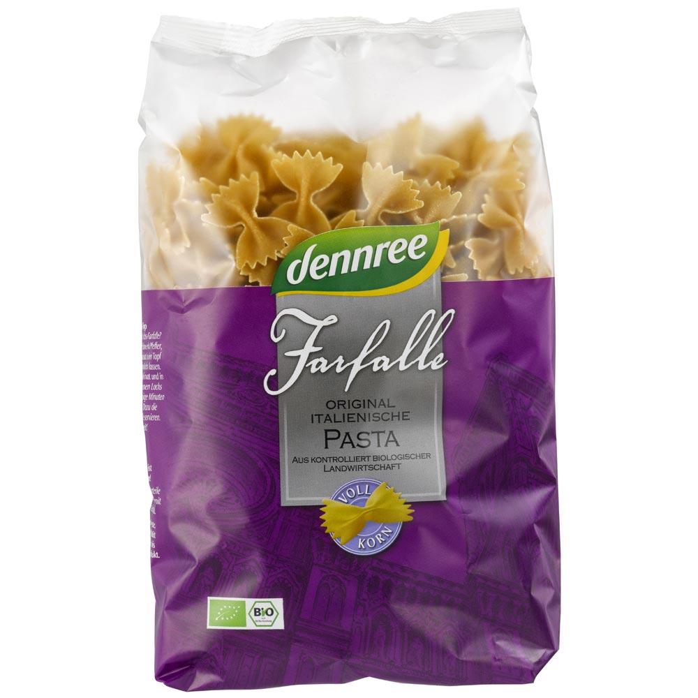 Farfale din grau dur integral Bio 500 g Dennree