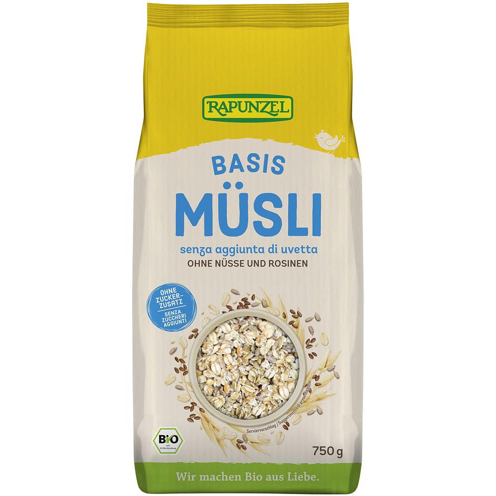 Musli de baza bio, 750g, Rapunzel - eMAG.ro