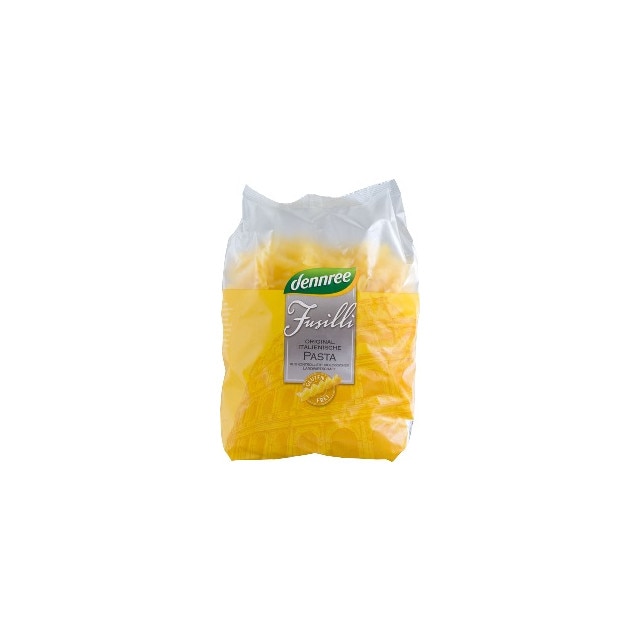 Fusilli din porumb si orez fara gluten Bio Dennree 500 g