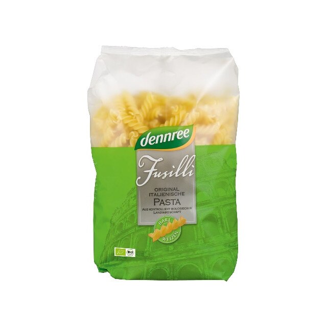 Fusilli din grau dur BIo Dennree 500 g