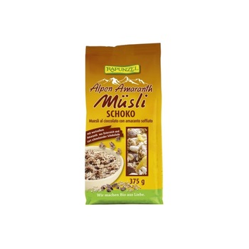 Musli cu amarant si ciocolata BIo Rapunzel 375 g Musli cu amarant si ciocolata BIo Rapunzel 375 g