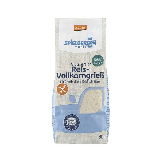 Gris din orez Fara Gluten Demeter BIO 400 g