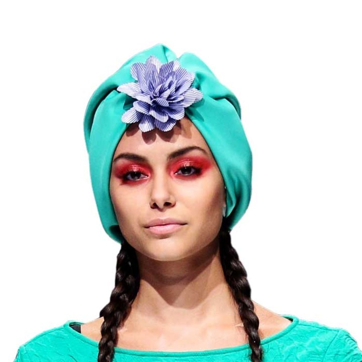 Тюрбан Аксесоар за глава Headknot, зелен, универсален размер