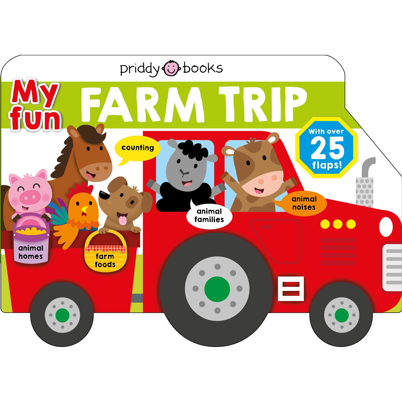 My Fun Flap Book: My Fun Farm Trip de Roger Priddy