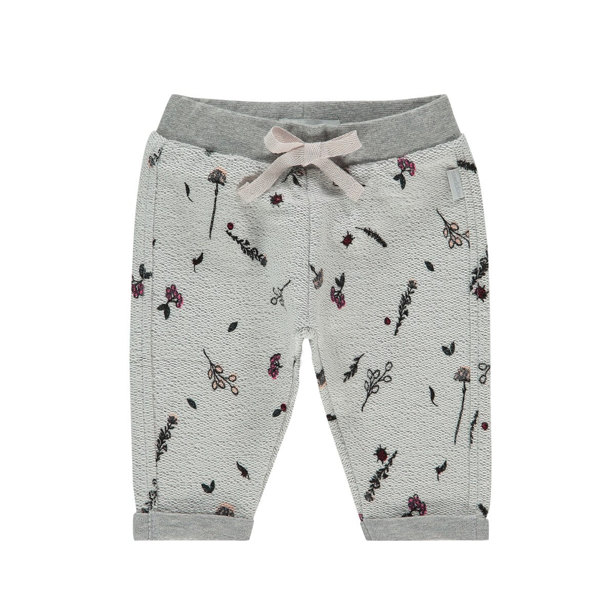 Pantaloni bebe, Noppies, bumbac organic, Caledonia, gri, Gri