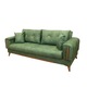 ДиванNFurnitureмоделLovgreen,смеханизъмКликклак,Дивантройка,Зелен