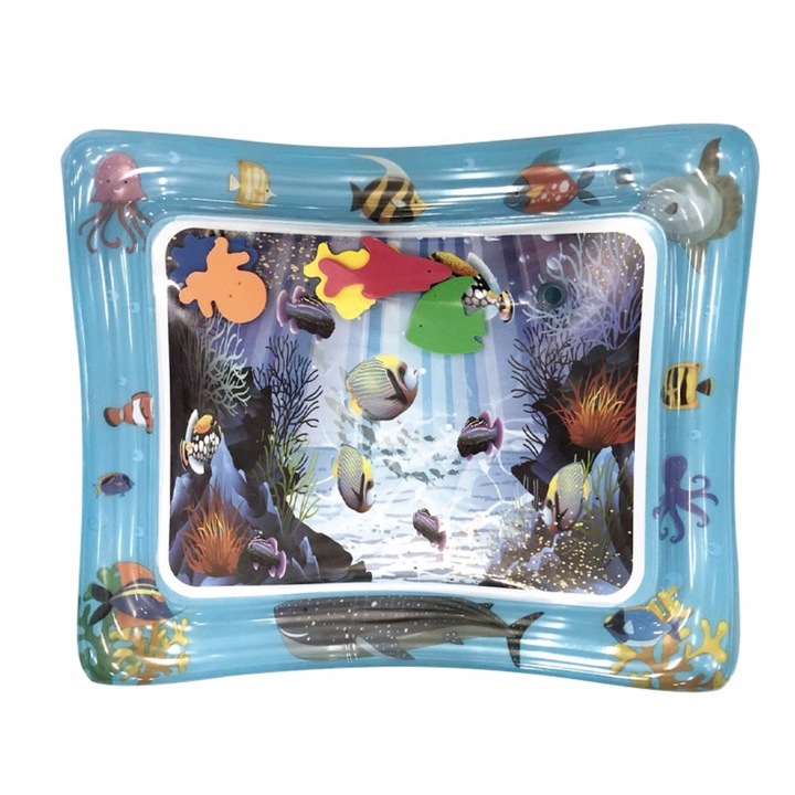 Tummy Time Óceán bálna gyerekpárna vízzel