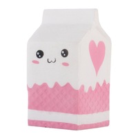 Jucarie squishy, Cutie Alba de lapte, revenire lenta, parfumata, + 3 ani, 10cm, New Generation by Urban Trends ®
