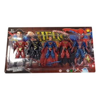 Set figurine, super eroi, 5 figurine, Spider Man, Superman, Batman, Zorro,Iron man, 15 cm Set figurine, super eroi, 5 figurine, Spider Man, Superman, Batman, Zorro,Iron man, 15 cm