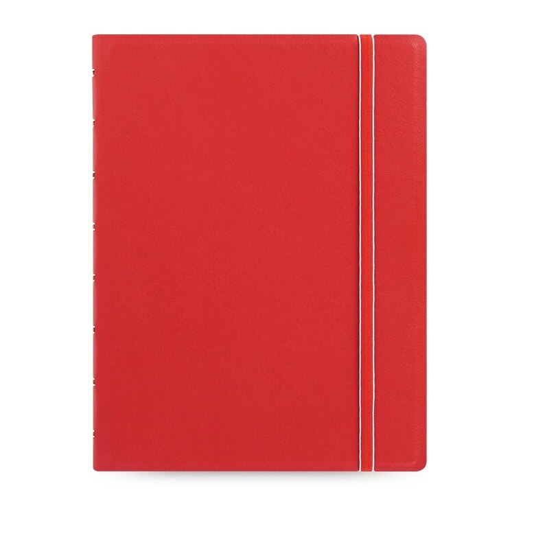 Agenda A5 nedatata cu spirala si rezerve FILOFAX Notebook Classic, Rosu