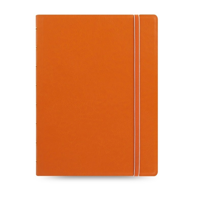 Agenda A5 nedatata cu spirala si rezerve FILOFAX Notebook Classic, Portocaliu