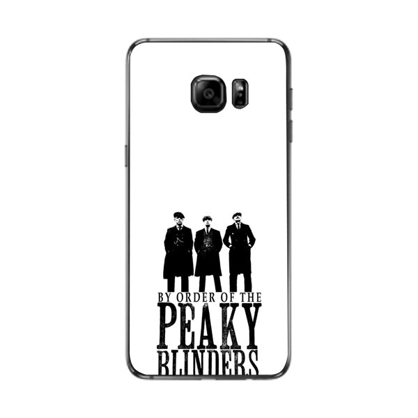 Husa din Silicon, Samsung Galaxy S6 EDGE, Peaky Blinders, By Order Of, Multicolor