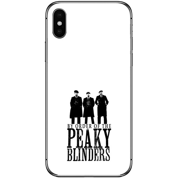 Husa din Silicon, iPhone X, Peaky Blinders, By Order Of, Multicolor