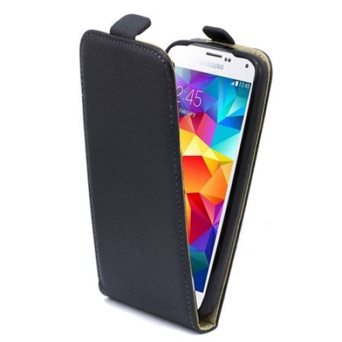 Husa Flip Flexi Magnet pentru Samsung Galaxy Grand Prime | G530, piele-eco, neagra