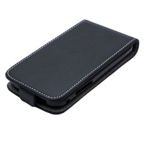 Husa Flip veticala Magnet pentru LG K9-K8 2018, piele-eco, neagra
