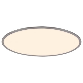 Plafoniera Ovala in 3 trepte cu LED 40W, Satin Crom, 4200LM, 3000K, 600mm/400mm, RB2180 Plafoniera Ovala in 3 trepte cu LED 40W, Satin Crom, 4200LM, 3000K, 600mm/400mm, RB2180