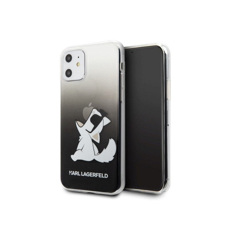 Husa Originala Karl Lagerfeld iPhone 11, Colectia Choupette Fun, Negru - Klhcn61cfnrcbk