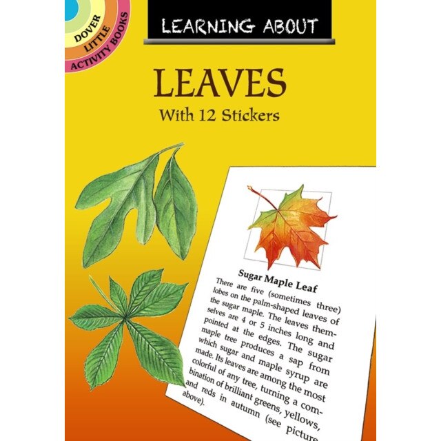 Learning about Leaves: With 12 Stickers de Dot Barlowe