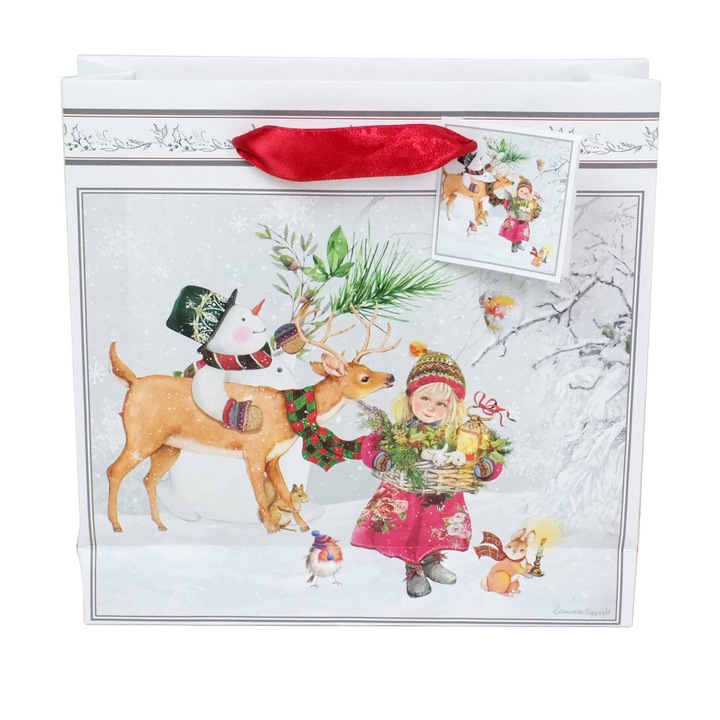 Подаръчна торба Bobo, Хартия, H5760 D320, 21x21см