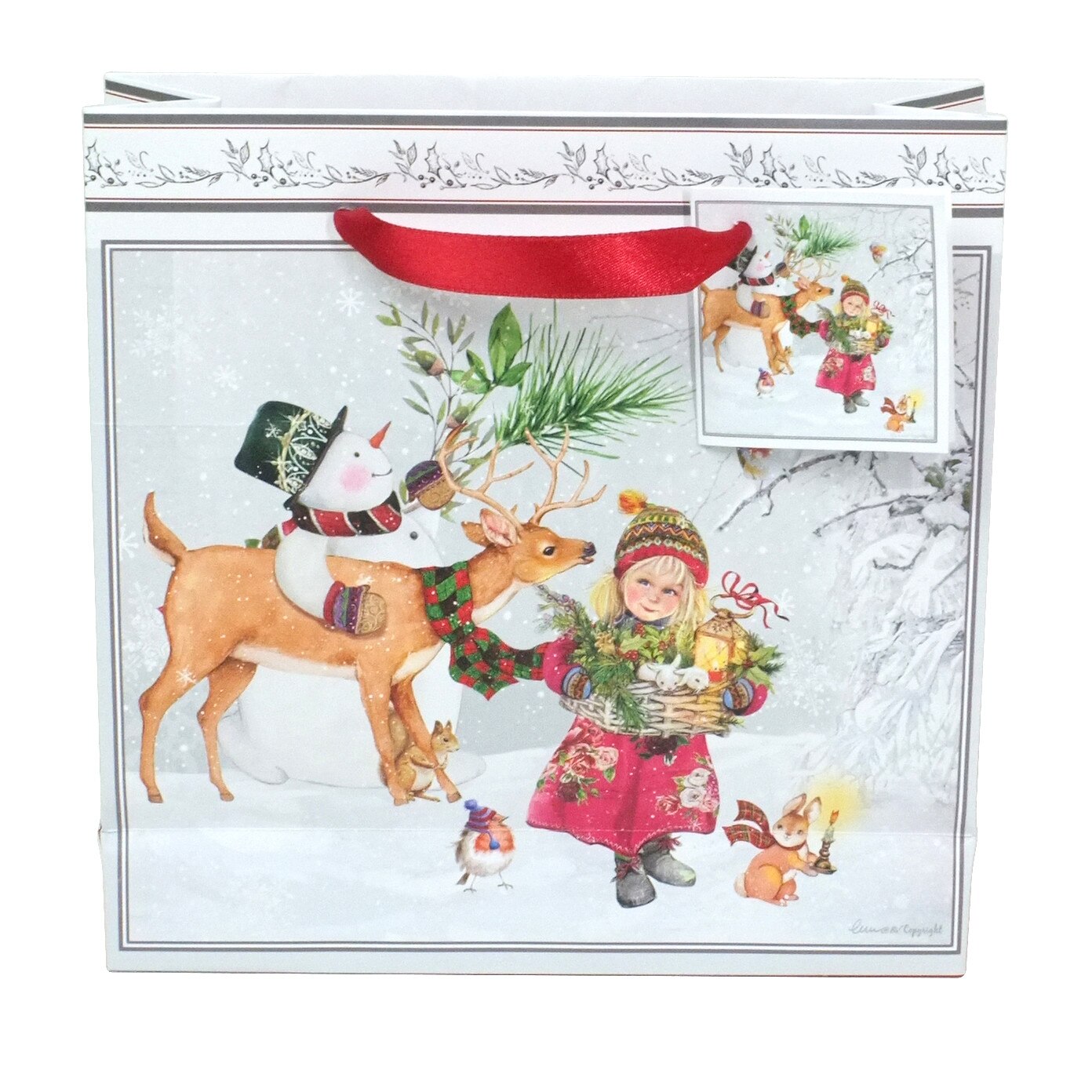 Punga Cadou Bobo, Hartie, H5761 D320, 18x18cm