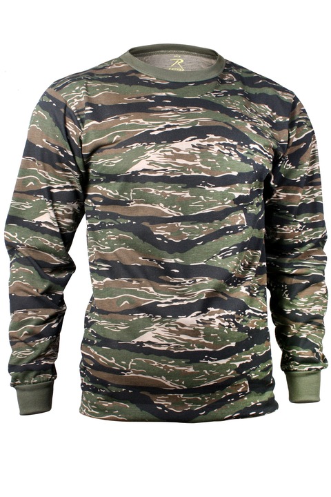 Тениска с дълъг ръкав, Rexford, камуфлаж, Камуфлаж
