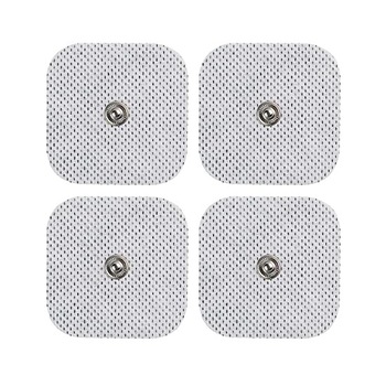 Set 4 electrozi adezivi gel patrati cu conector capsa Set 4 electrozi adezivi gel patrati cu conector capsa