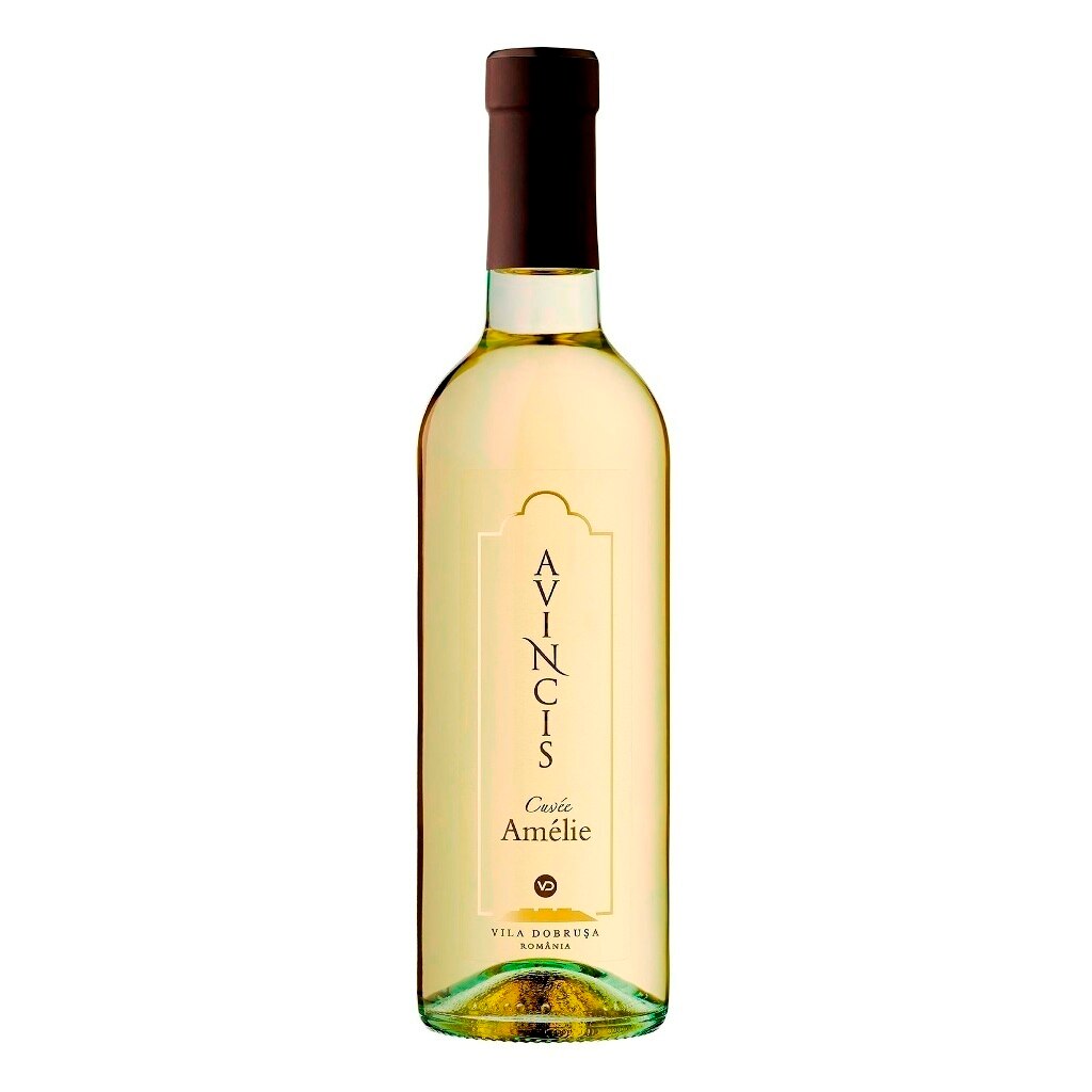 Vin Avincis Cuvee Amelie Tamaioasa & Muscat, Alb, Dulce, 375ml