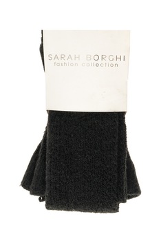 Dres gros din bumbac, Sarah Borghi Marielle, Negru Dres gros din bumbac, Sarah Borghi Marielle, Negru